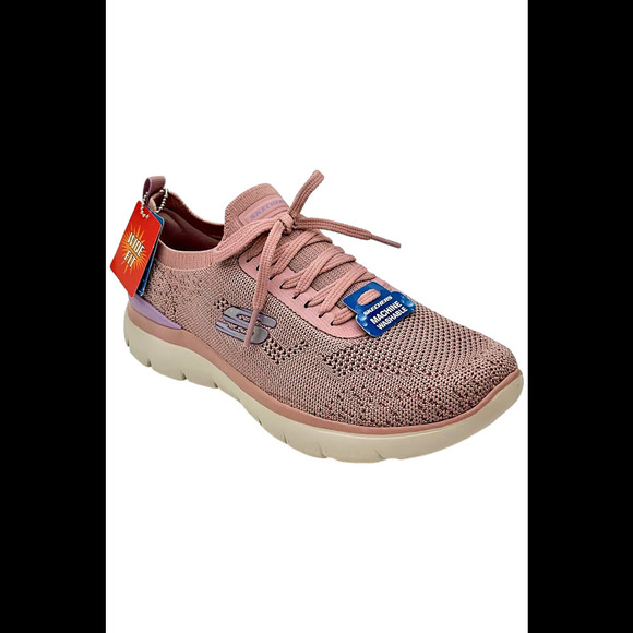 Skechers Summits Vegan Washable Knit Slip-On Mauve - Medium - Picture 1 of 3
